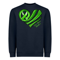 Navy mental health awareness heart Heavyweight Sweatshirt - Jasminsmagicworld