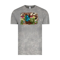 Cloud Rock cactus boot background Vintage Tee - AdoDesignShop