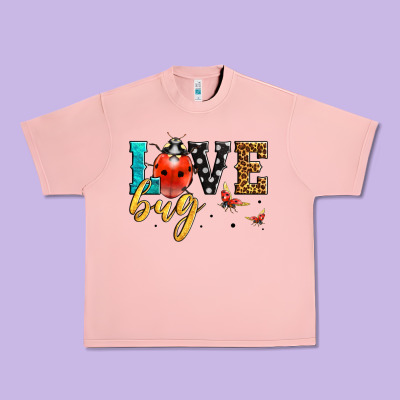 Love Bug Lady Bug Urban Heavy Tee Designed By Lillyallendesigns