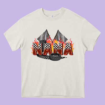 Race Nana Heavy Core Tee Designed By Zillion Design Studio