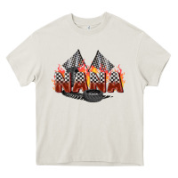 Cream race nana Heavy Core Tee - Zillion Design Studio