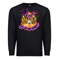 Black Hot Mom summer Premium Sweatshirt - NancyCooperArtShop