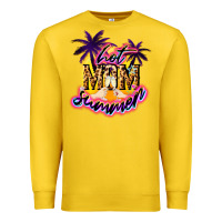 Lemon Hot Mom summer Premium Sweatshirt - NancyCooperArtShop