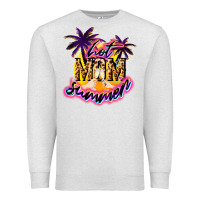 Oatmeal Heather Hot Mom summer Premium Sweatshirt - NancyCooperArtShop