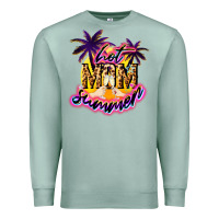 Seafoam Hot Mom summer Premium Sweatshirt - NancyCooperArtShop