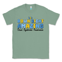 Sage down right amazing down syndrome awareness Classic Tee - MaliasSmallBusiness