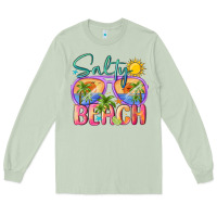 Matcha salty beach Long Sleeve Tee - MaliasSmallBusiness