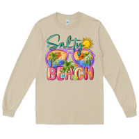 Mushroom salty beach Long Sleeve Tee - MaliasSmallBusiness