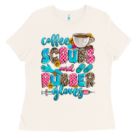 Bone coffee scrubs and rubber gloves Ladies Tee - Zillion Design Studio