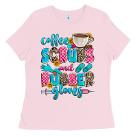 Coffee Scrubs And Rubber Gloves Ladies Tee | Teevron