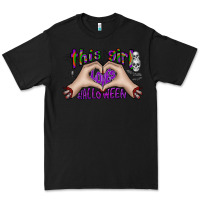 Black this girl loves halloween Premium Tee - CowhideDigitalArt