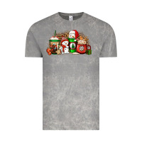 Cloud Rock Christmas snow coffee cups Vintage Tee - Jasminsmagicworld