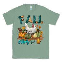 Sage Fall Vibes Chicken Classic Tee - LillyAllenDesigns