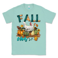 Seafoam Fall Vibes Chicken Classic Tee - LillyAllenDesigns