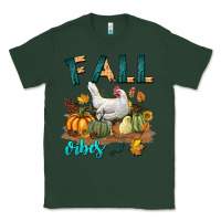 Sports Green Fall Vibes Chicken Classic Tee - LillyAllenDesigns