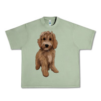 Oil Green maltipoo Urban Heavy Tee - BarkalooDesign