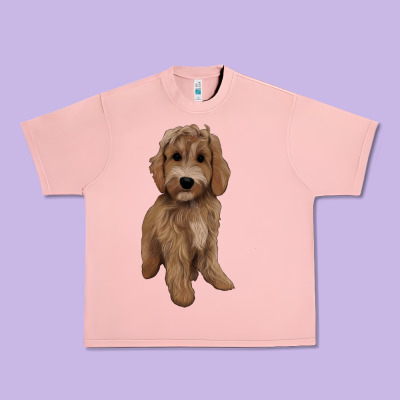 Maltipoo Urban Heavy Tee Designed By Barkaloodesign