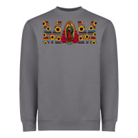 Storm mom lady of guadalupe  serape sunflower Heavyweight Sweatshirt - Jasminsmagicworld