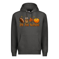 Charcoal Heather Tis' the season Premium Hoodie - NancyCooperArtShop