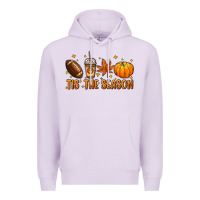 Lilac Tis' the season Premium Hoodie - NancyCooperArtShop