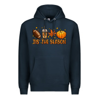 Navy Tis' the season Premium Hoodie - NancyCooperArtShop