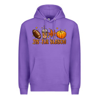 Purple Tis' the season Premium Hoodie - NancyCooperArtShop