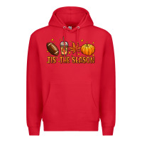Red Tis' the season Premium Hoodie - NancyCooperArtShop