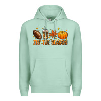 Seafoam Tis' the season Premium Hoodie - NancyCooperArtShop