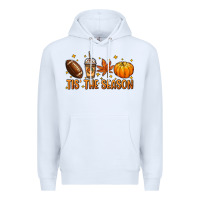 White Tis' the season Premium Hoodie - NancyCooperArtShop