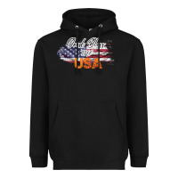 Black God Bless The USA Heavyweight Hoodie - Bettercallsaul