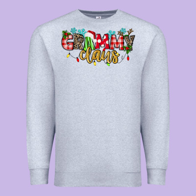 Grammy Claus Premium Sweatshirt Designed By Texasbilliewilder