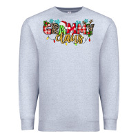 Heather Grey Grammy Claus Premium Sweatshirt - texasbilliewilder
