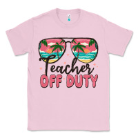 Bubblegum Pink teacher off duty Classic Tee - MaliasSmallBusiness