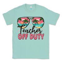 Seafoam teacher off duty Classic Tee - MaliasSmallBusiness