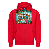 Red thankful nurse fall tumbler Zipper Hoodie - BundleAndBundleShop