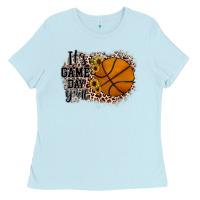 Baby Blue it's game day y'all basketball Ladies Tee - JahusDesignShop