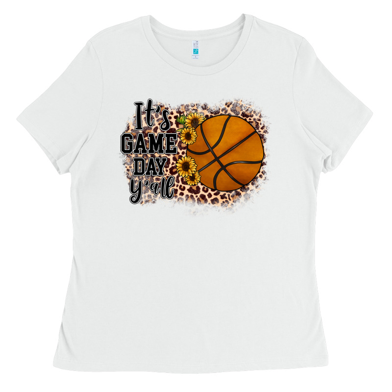 It's Game Day Y'all Basketball Ladies Tee by JahusDesignShop | Teevron