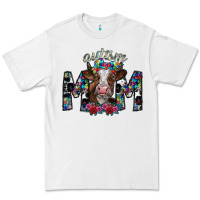White autism mom 2 Premium Tee - SublimationCraftShop
