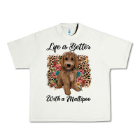 Pistachio life is better with a maltipoo Urban Heavy Tee - BarkalooDesign