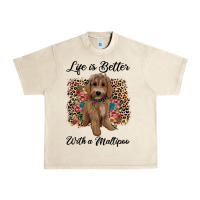 Sandshell life is better with a maltipoo Urban Heavy Tee - BarkalooDesign