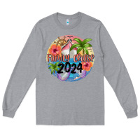 Heather Grey family cruise 2024 Long Sleeve Tee - MaliasSmallBusiness