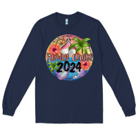 Navy family cruise 2024 Long Sleeve Tee - MaliasSmallBusiness