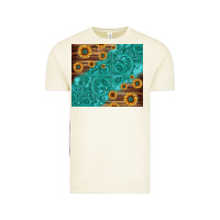 Vintage Arctic Tooled Leather And Sunflowers Vintage Tee - Jasminsmagicworld