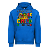 Cobalt it takes a special teacher to hear what a child can't say Urban Hoodie - OliviaCreatesArt