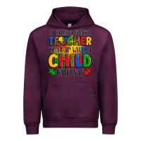 Mauve Wine it takes a special teacher to hear what a child can't say Urban Hoodie - OliviaCreatesArt