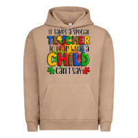 Pigment Burro it takes a special teacher to hear what a child can't say Urban Hoodie - OliviaCreatesArt