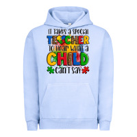 Pigment Grape Ice it takes a special teacher to hear what a child can't say Urban Hoodie - OliviaCreatesArt