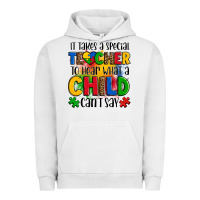 Pigment Lunar Rock it takes a special teacher to hear what a child can't say Urban Hoodie - OliviaCreatesArt