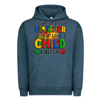 Pigment Midnight Navy it takes a special teacher to hear what a child can't say Urban Hoodie - OliviaCreatesArt