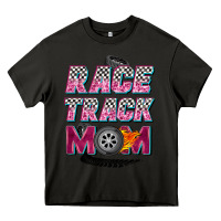 Asphalt race track mom Heavy Core Tee - Zillion Design Studio